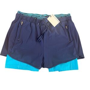All Access Women's Navy and Blue Shorts